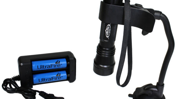 Ignite 6V LED UV Light with Batteries, Charger & Mount – Ultraviolet Lamp