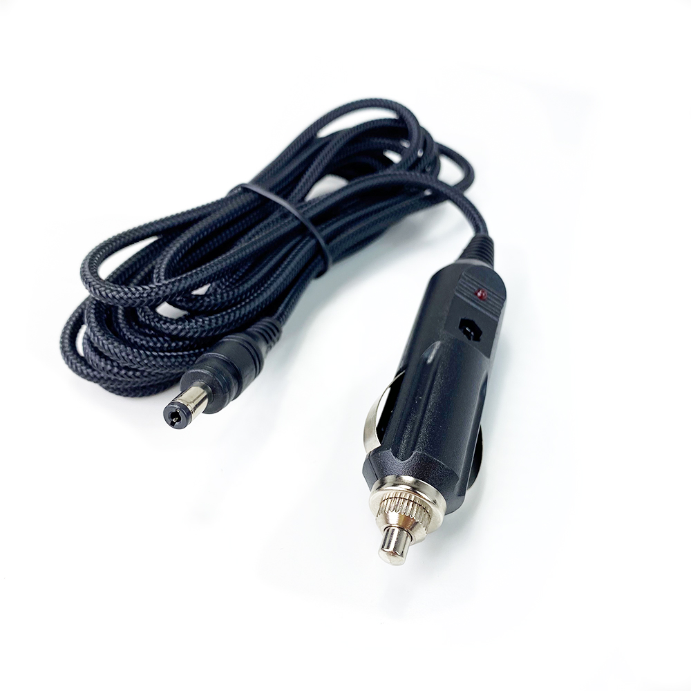 12Volt Kabel mit Zigarettenanzünderstecker für Elite Leuchten - Delta Kits