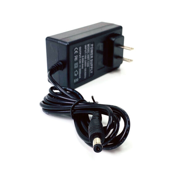 12V Adapter mit 1 m Kabel, EU Stecker