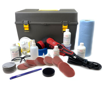 Headlight restoration kit 70055 Delta Kits Griot's random orbital sander.