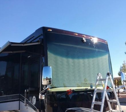 Repairs on Vertical Windshields